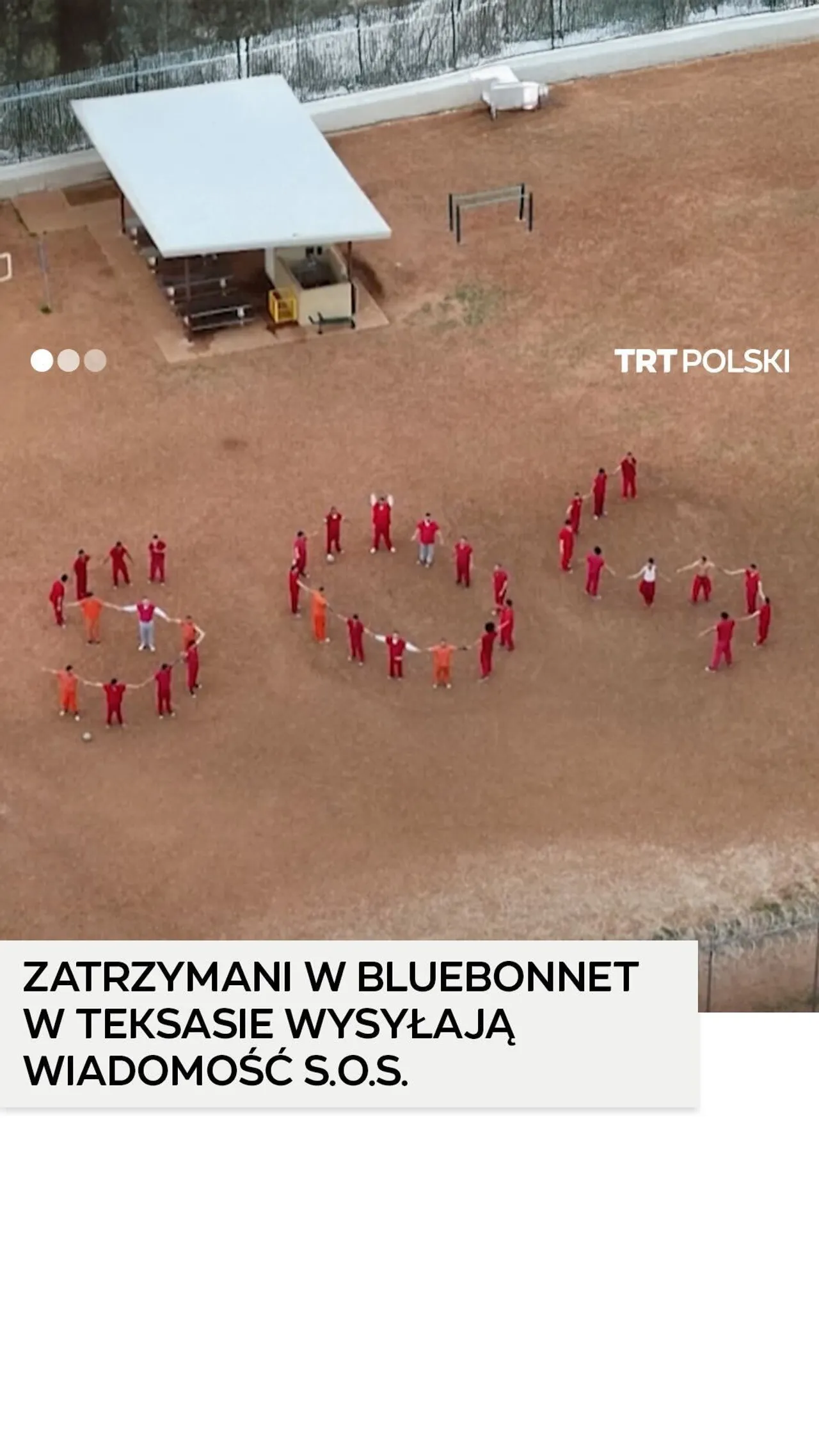 Zatrzymani w Bluebonnet w Teksasie wysyłają wiadomość S.O.S.