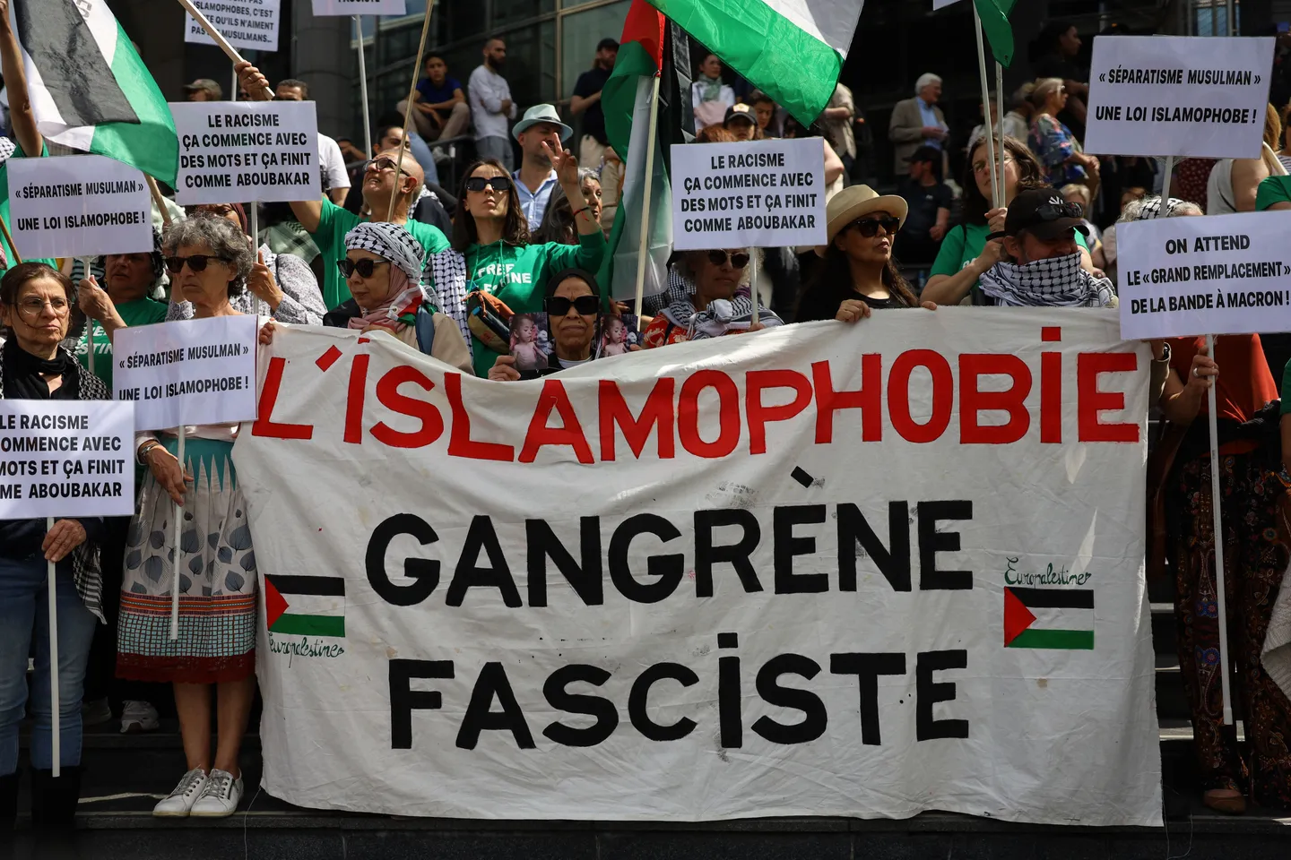 Protests against Islamophobia held across France