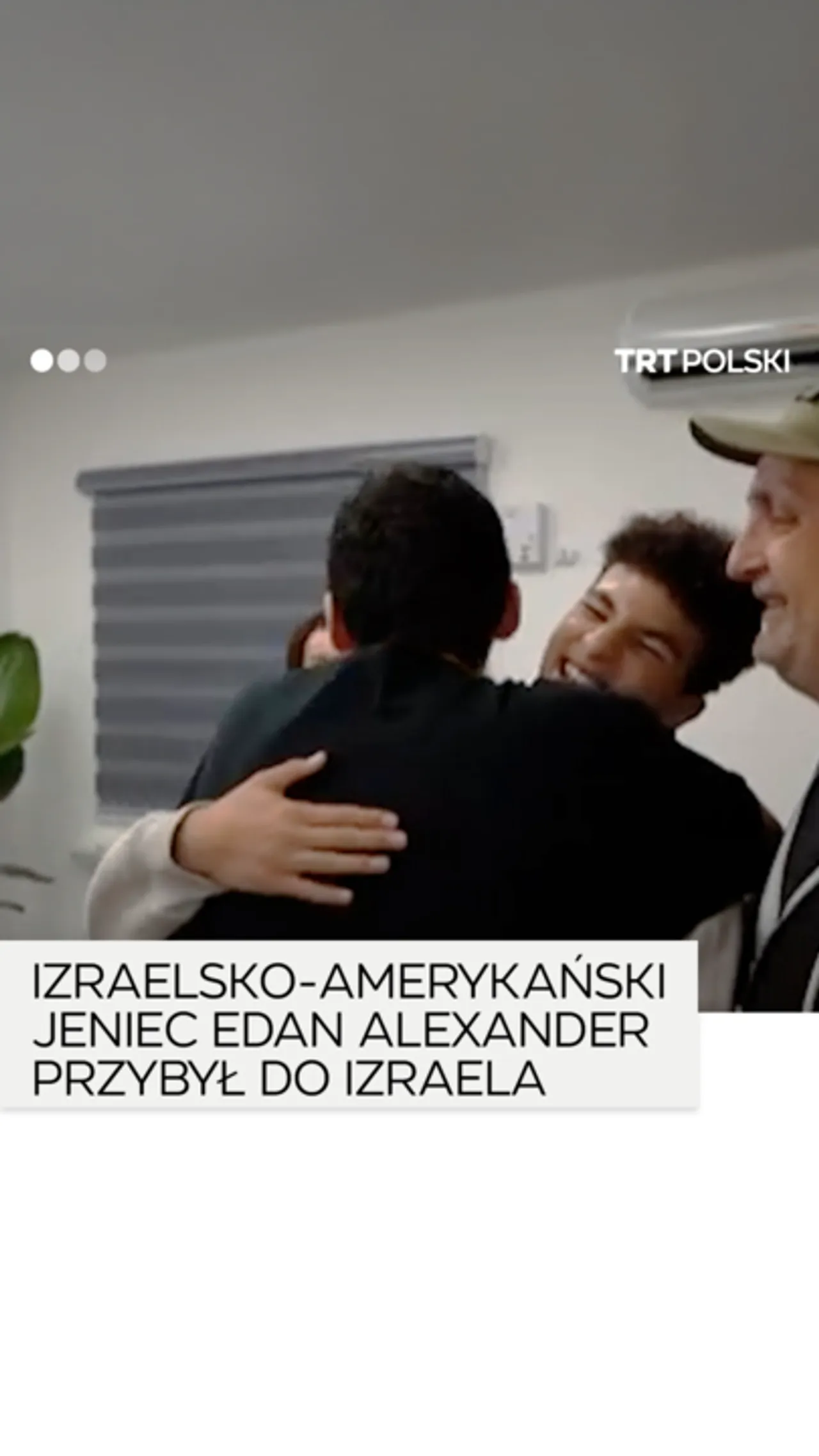 Izraelsko-amerykański jeniec Edan Alexander został uwolniony