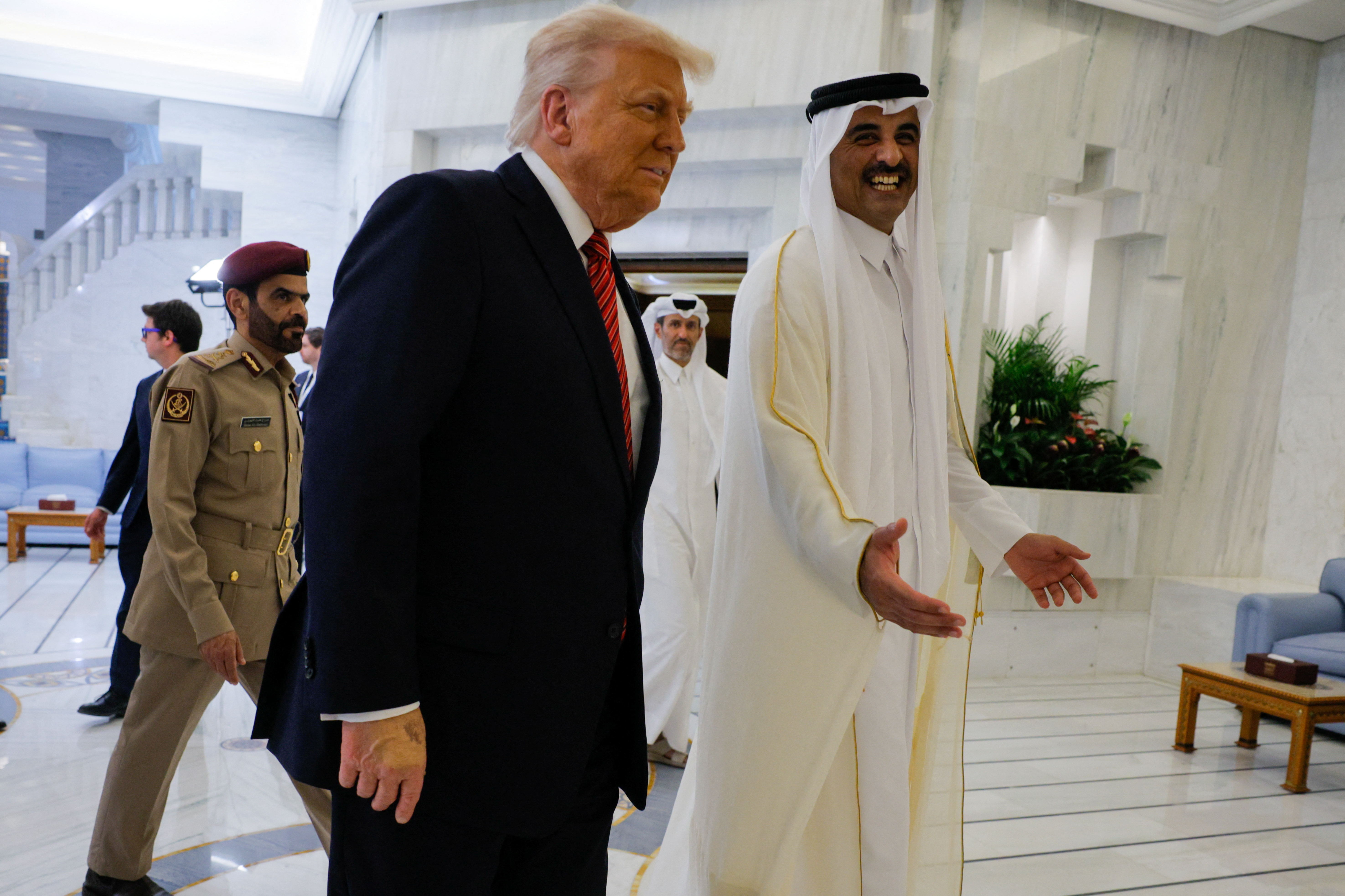 Qatari emir hails Trump's 'historic' visit, deals worth $1.2T signed