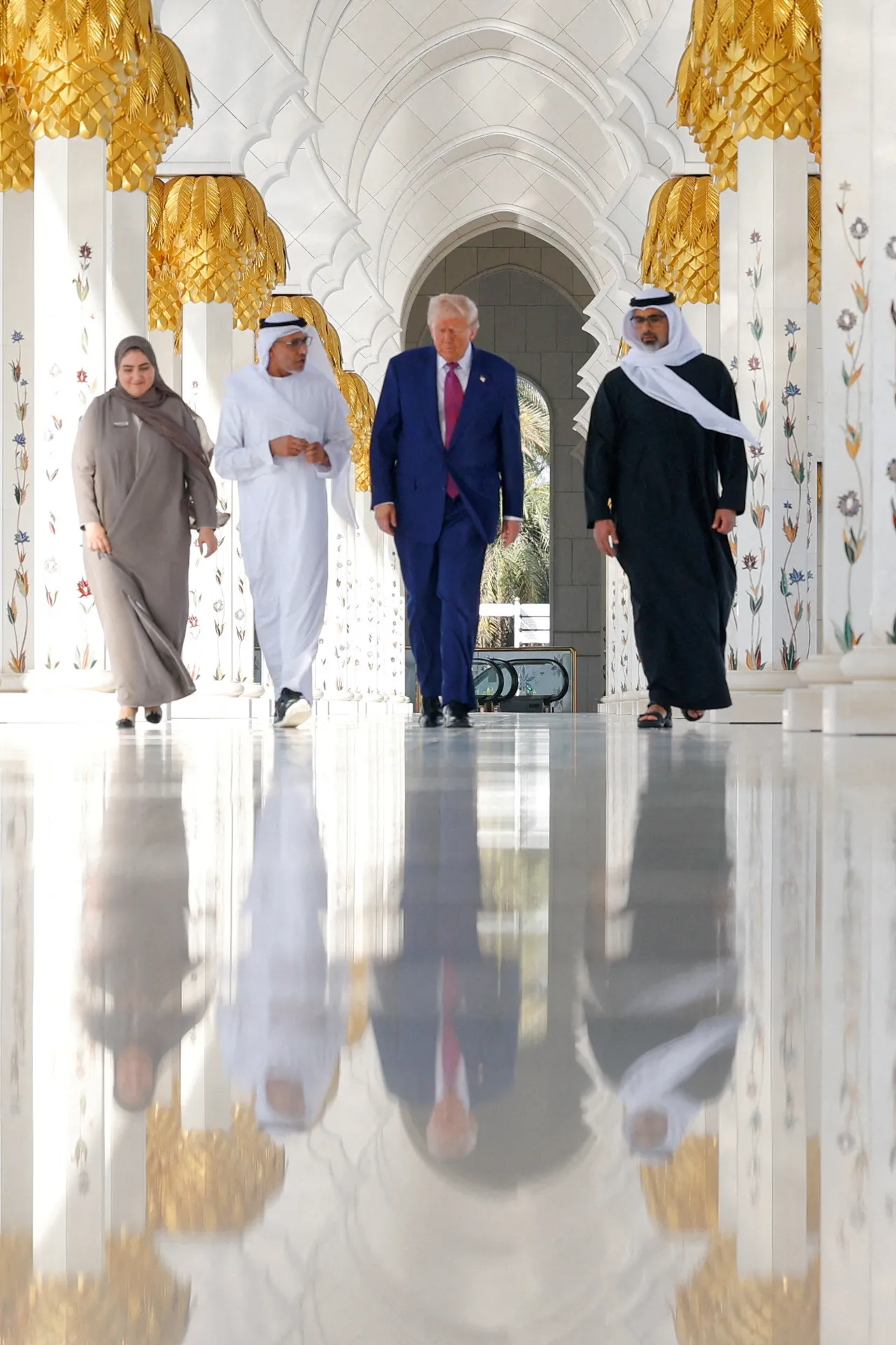 Trump arrives in UAE to boost technological cooperation