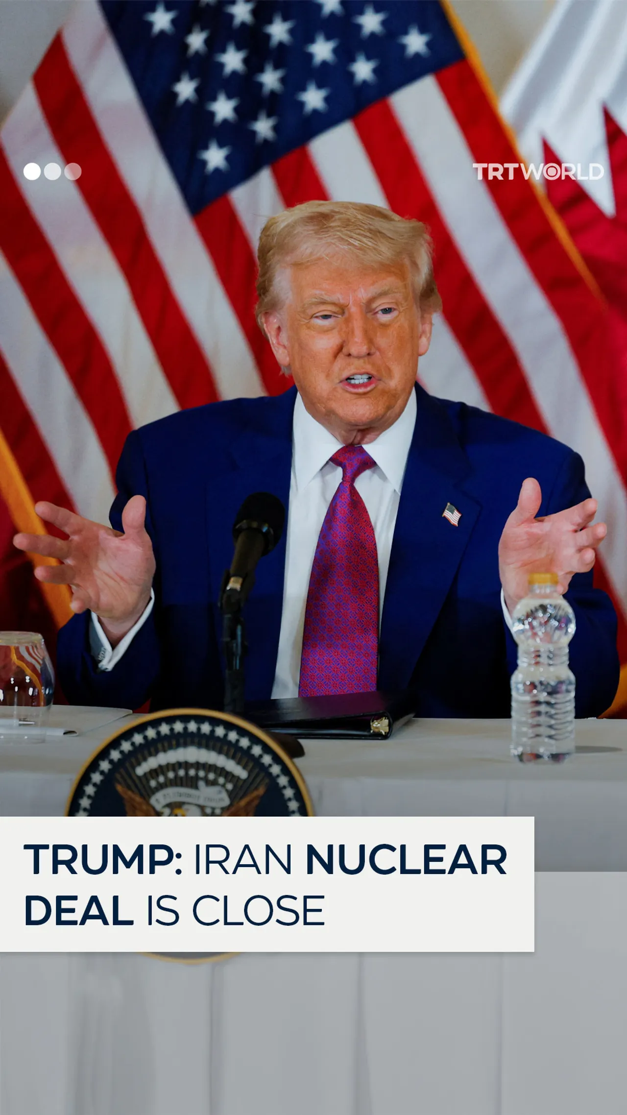US President: Iran nuclear deal is getting close