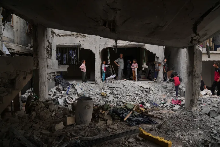 Scores of Palestinians killed in Israeli strikes across Gaza
