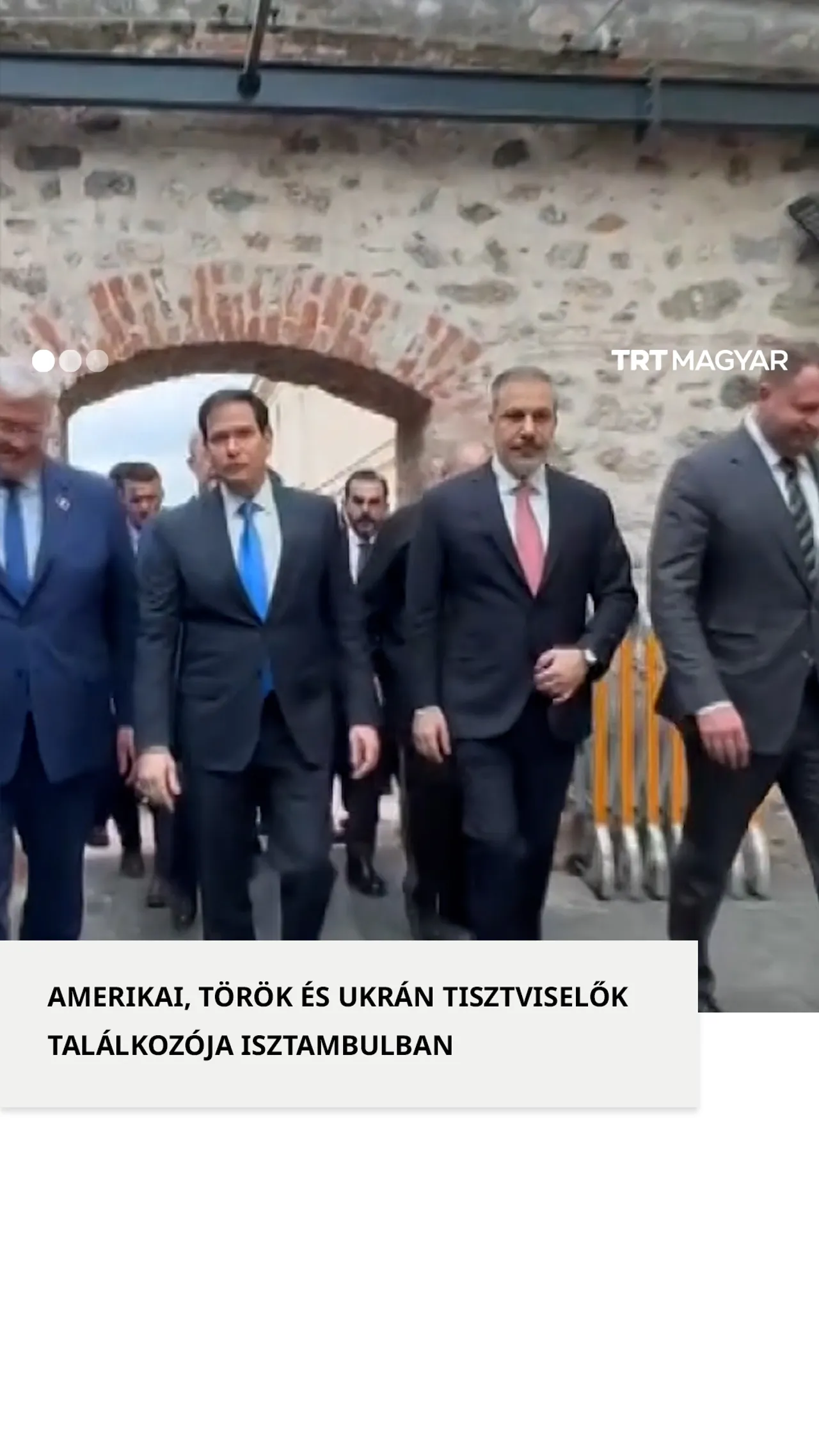 Isztambulban megkezdődött a Türkiye, az Egyesült Államok és Ukrajna közötti találkozó