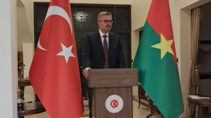Turkish deputy foreign minister visits Burkina Faso to strengthen ties, discuss security