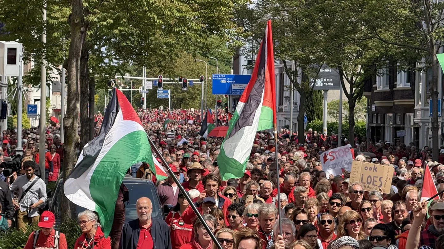 بزرگ‌ترین تظاهرات دو دهه اخیر هلندی‌ها در حمایت از فلسطین