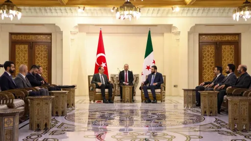 Turkish intel chief Kalin meets Syria’s Al Sharaa in landmark talks on security, regional stability