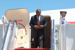 South Africa's Ramaphosa arrives in US for talks with Trump
