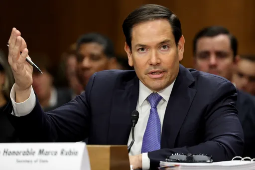 'Stop the genocide' — Rubio faces protests over US role in Israel's carnage in Gaza