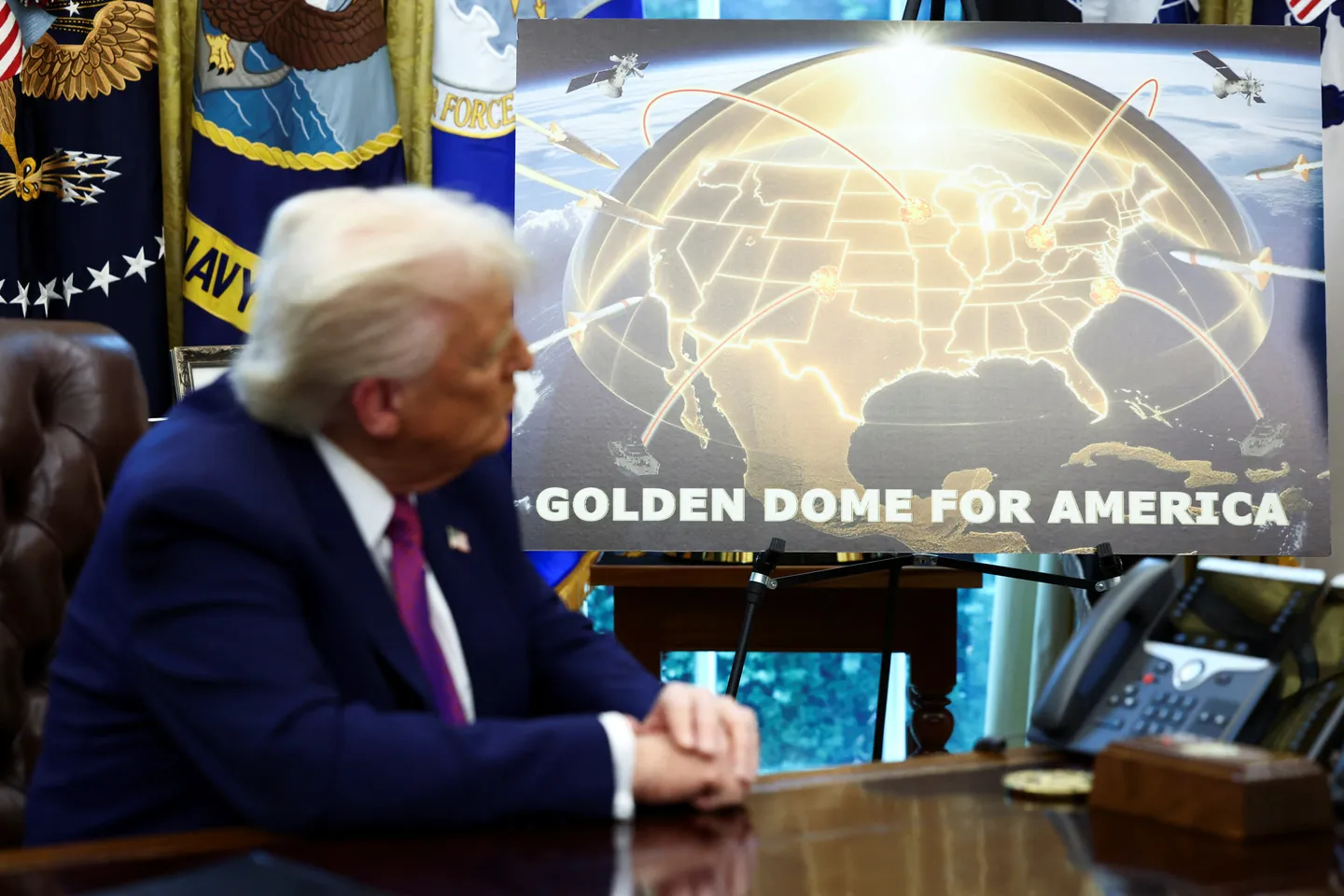 Trump: „Golden Dome“ für Kanada bei US-Beitritt gratis