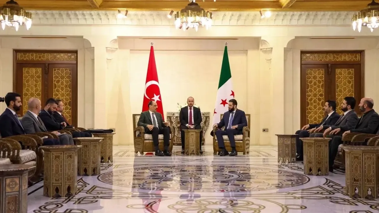 دیدار ابراهیم کالین با مقامات دولت انتقالی سوریه؛ تمرکز بر امنیت مرزها و بازگشت داوطلبانه پناه‌جویان