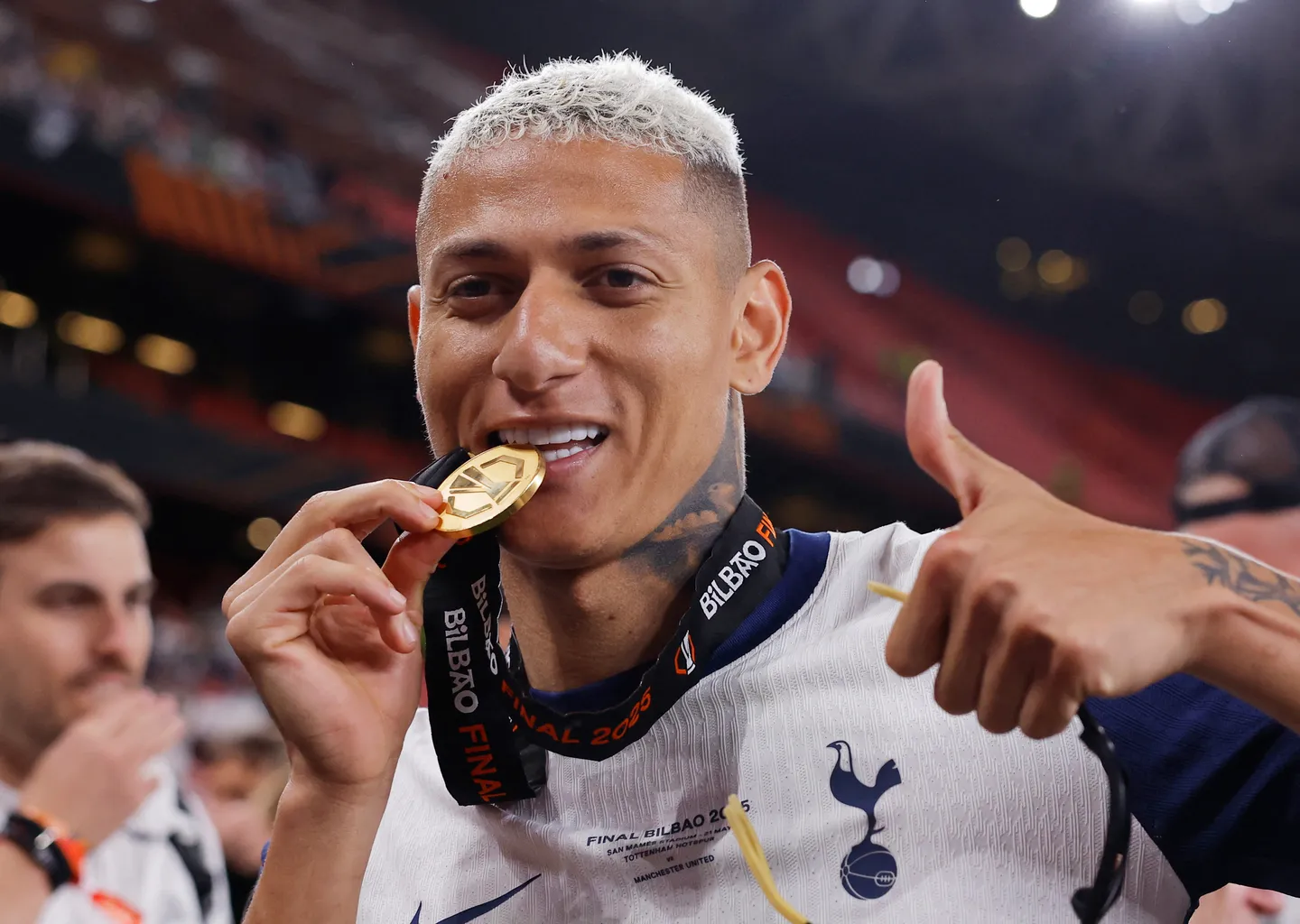 Tottenham players left without medals after Europa League final victory