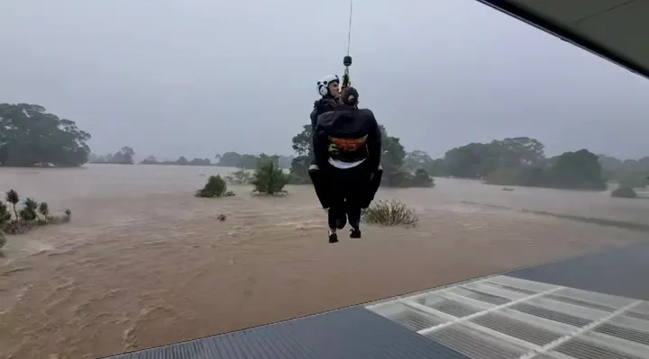 Duizenden gestrand in overstromingswater door stortregens in Oost-Australië