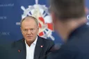 Flaga UPA i zamieszki na Stadionie Narodowym. 63 osoby wydalone z Polski