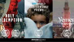 TRT World تحصد 4 جوائز في مهرجان نيويورك للتليفزيون والسينما 2025