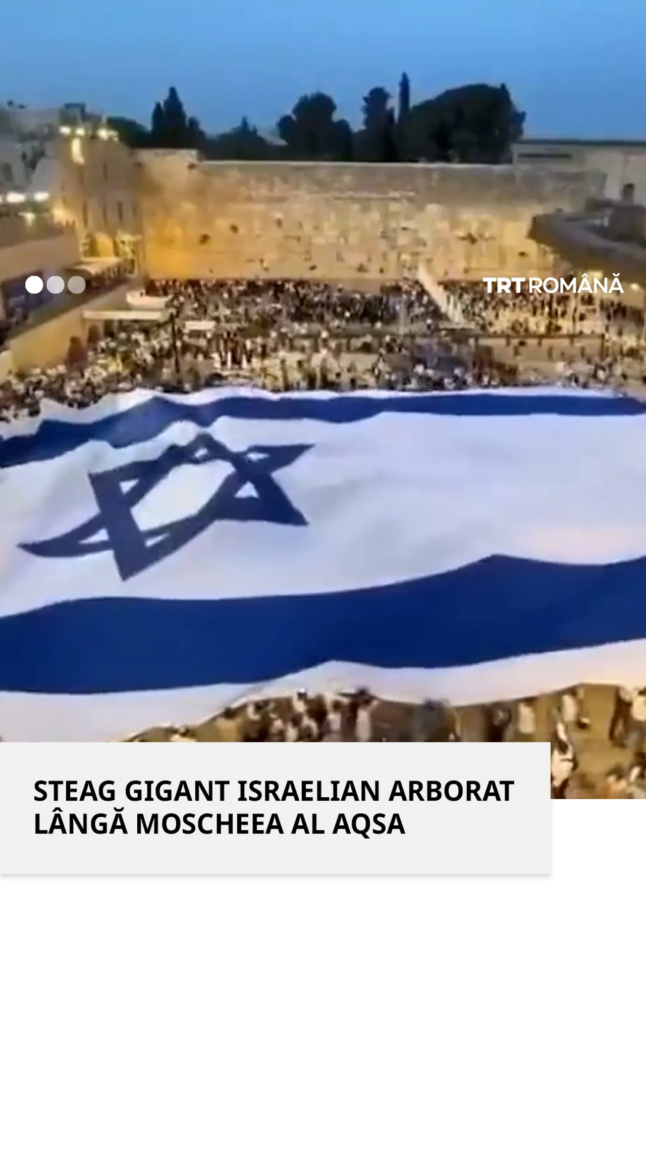 Coloniști israelieni ilegali sărbătoresc „Ziua Ierusalimului” prin pătrunderea în Moscheea Al Aqsa