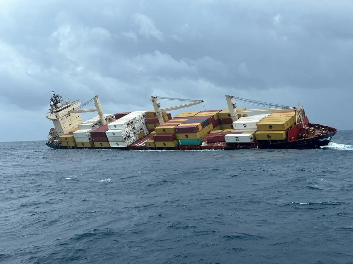India braces for possible oil spill after ship sinks off southern coast