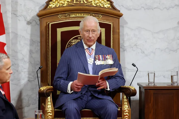 King Charles opens Canadian parliament with veiled criticism of Trump’s annexation threat