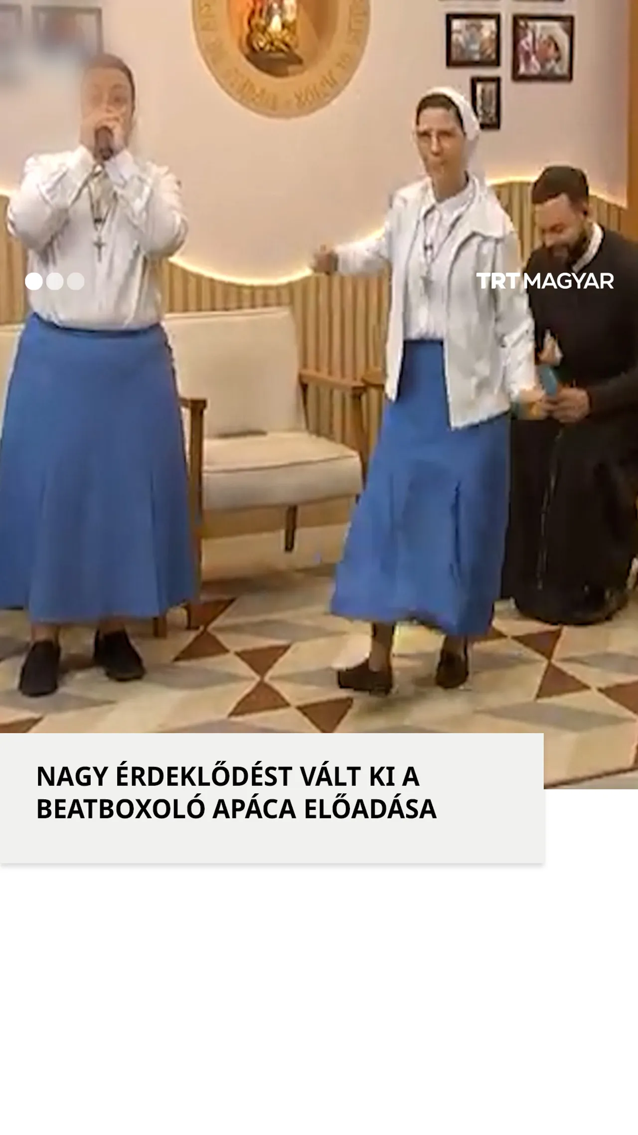 Beatboxoló apáca lép fel a brazíliai katolikus tévécsatornán