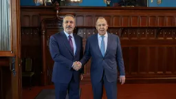 Türkiye e Rússia reafirmam apoio à unidade da Síria e conversações de paz na Ucrânia