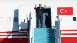 Presidente da Türkiye visita o Azerbaijão para celebrar o Dia da Independência