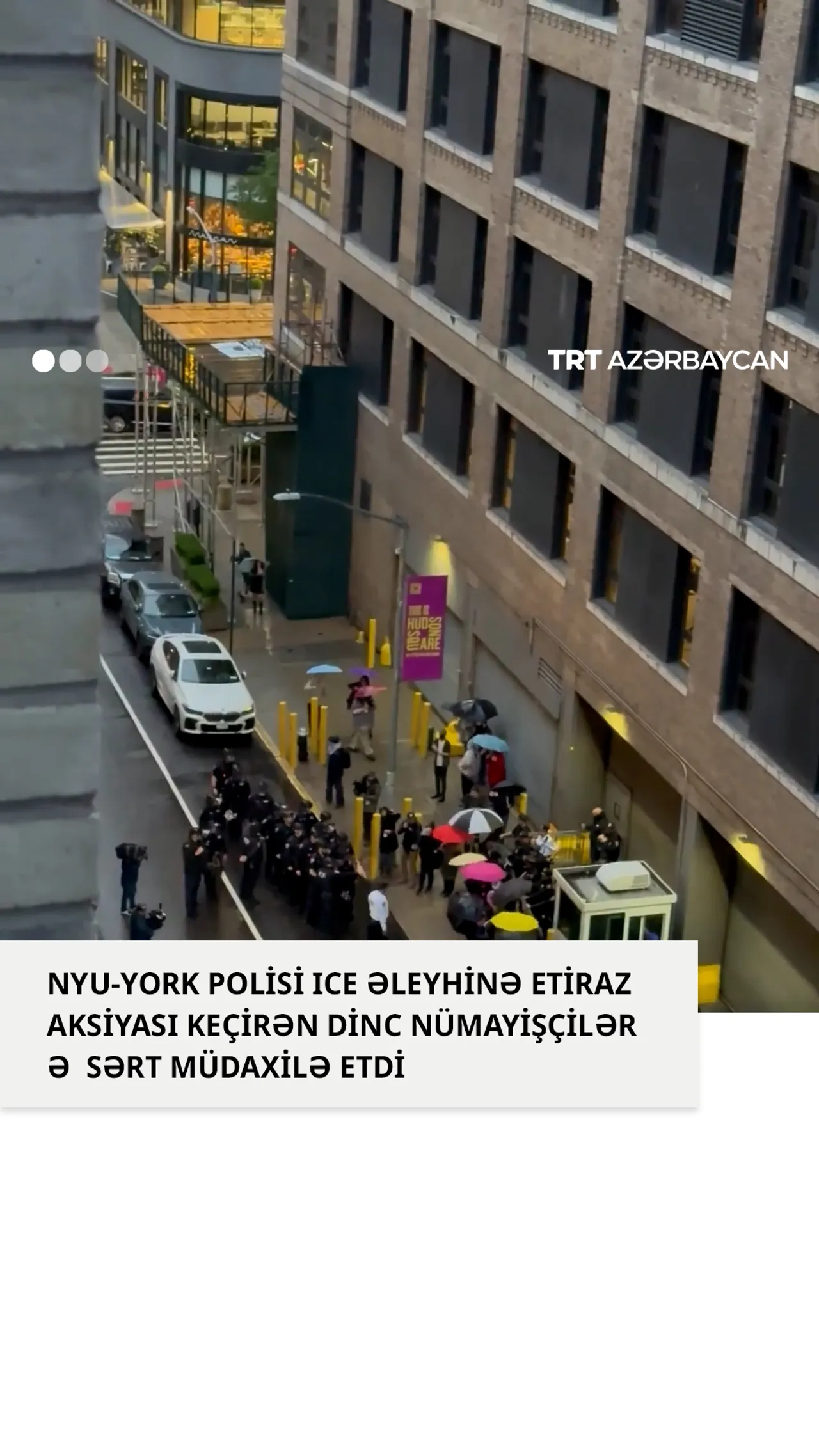 Polis ICE әleyhinә aksiya keçirәn nümayişçilәrә sәrt müdaxilә etdi