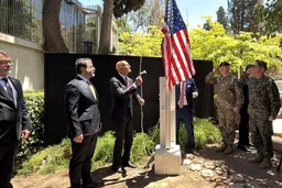 US flag hoisted over ambassador's residence in Damascus after more than 12 years
