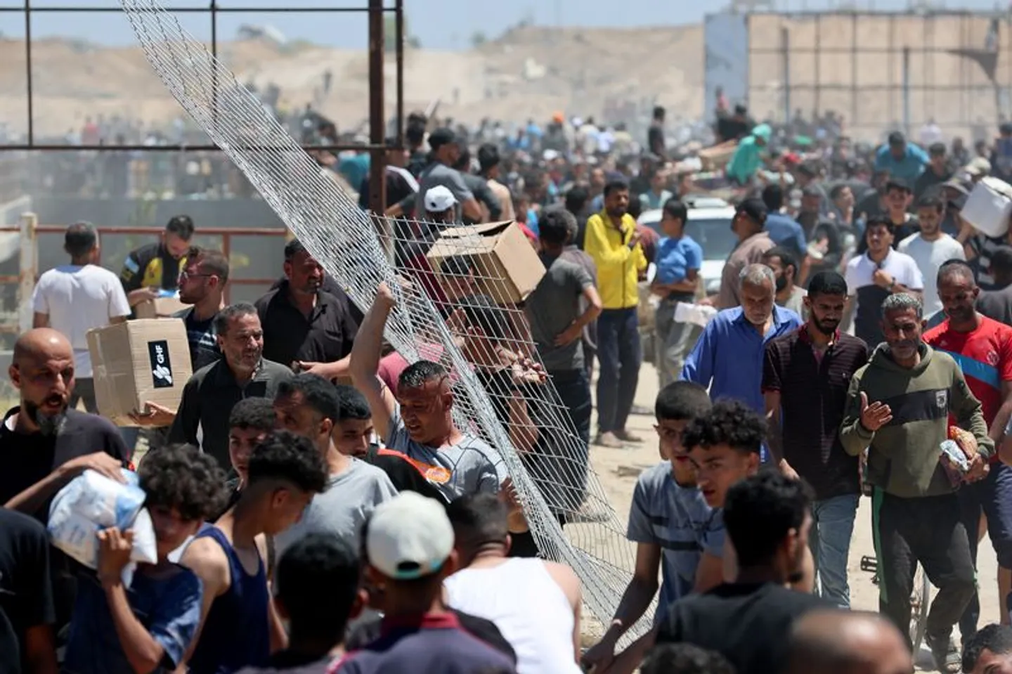 Hambre, muertes y desesperación: así ha sido la primera semana de la Fundación Humanitaria de Gaza