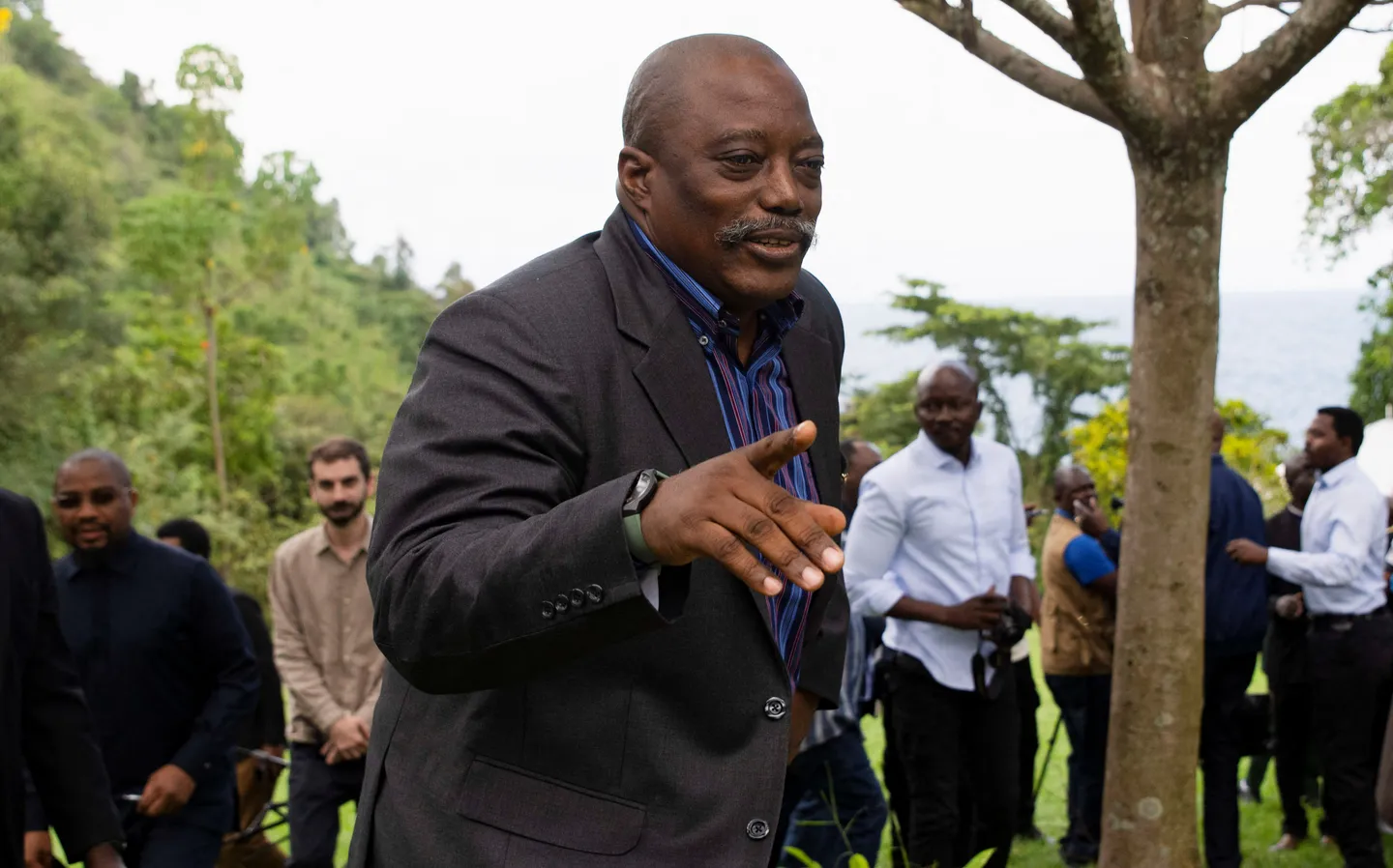 DRC's ex-President Kabila 'relaxed' as he makes Goma appearance