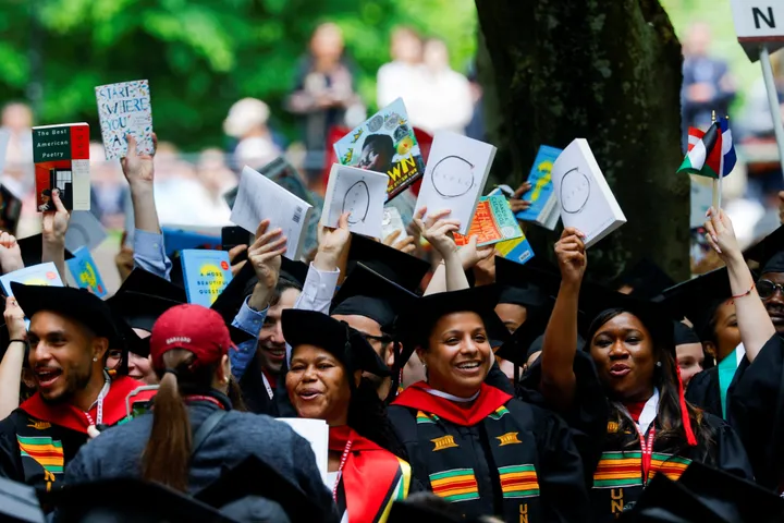 Trump’s threatened ban on foreign students casts shadow over Harvard graduation ceremony