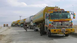 افزایش ۱۰۰ برابری صادرات سوخت قرقیزستان به افغانستان