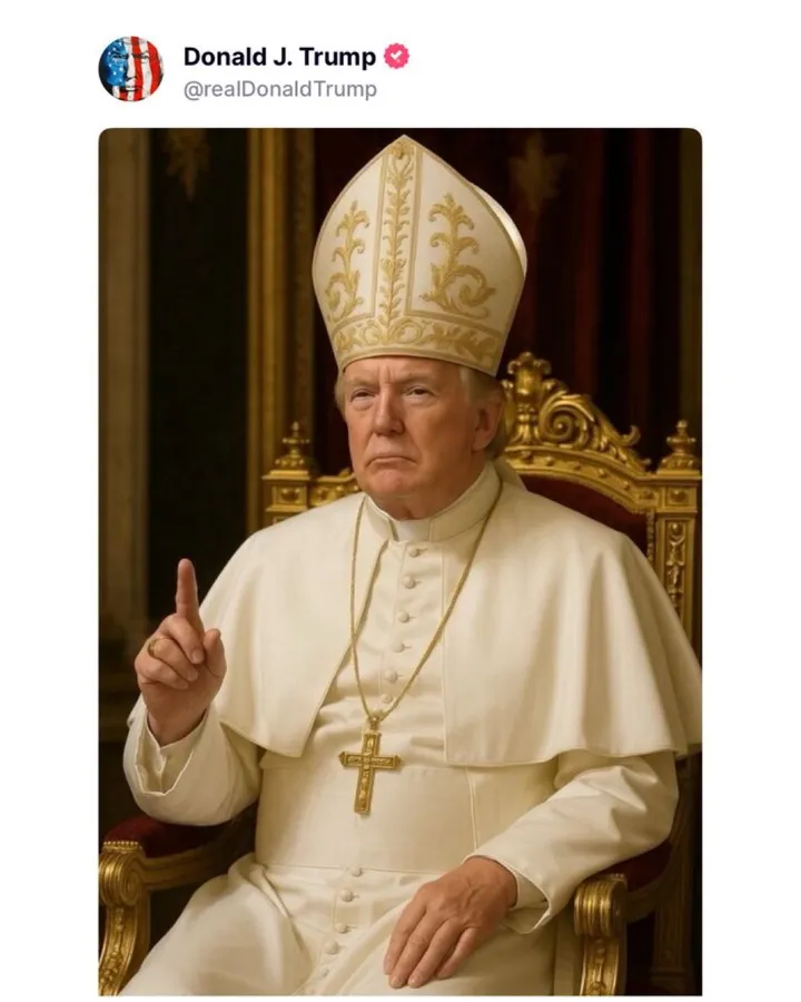 "Trump kao papa": AI fotografija podijeljena na zvaničnim profilima Trumpa i Bijele kuće