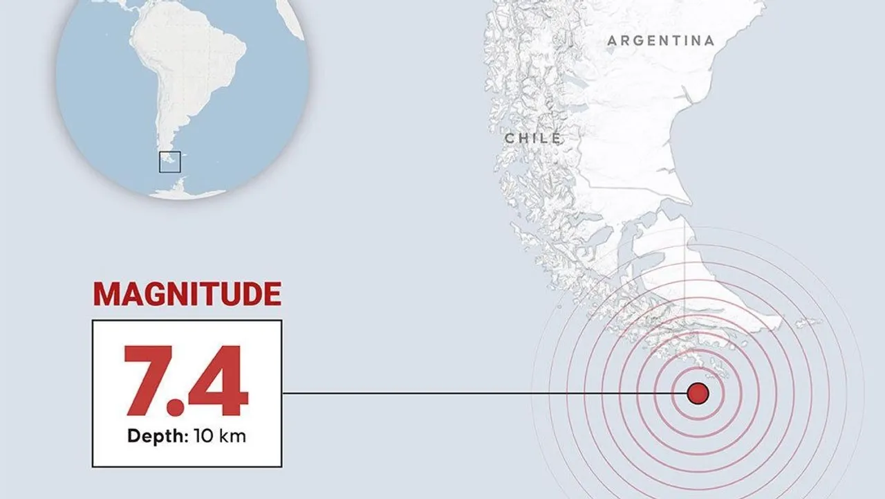 Sismo de magnitude 7.4 atinge as costas sul do Chile e da Argentina