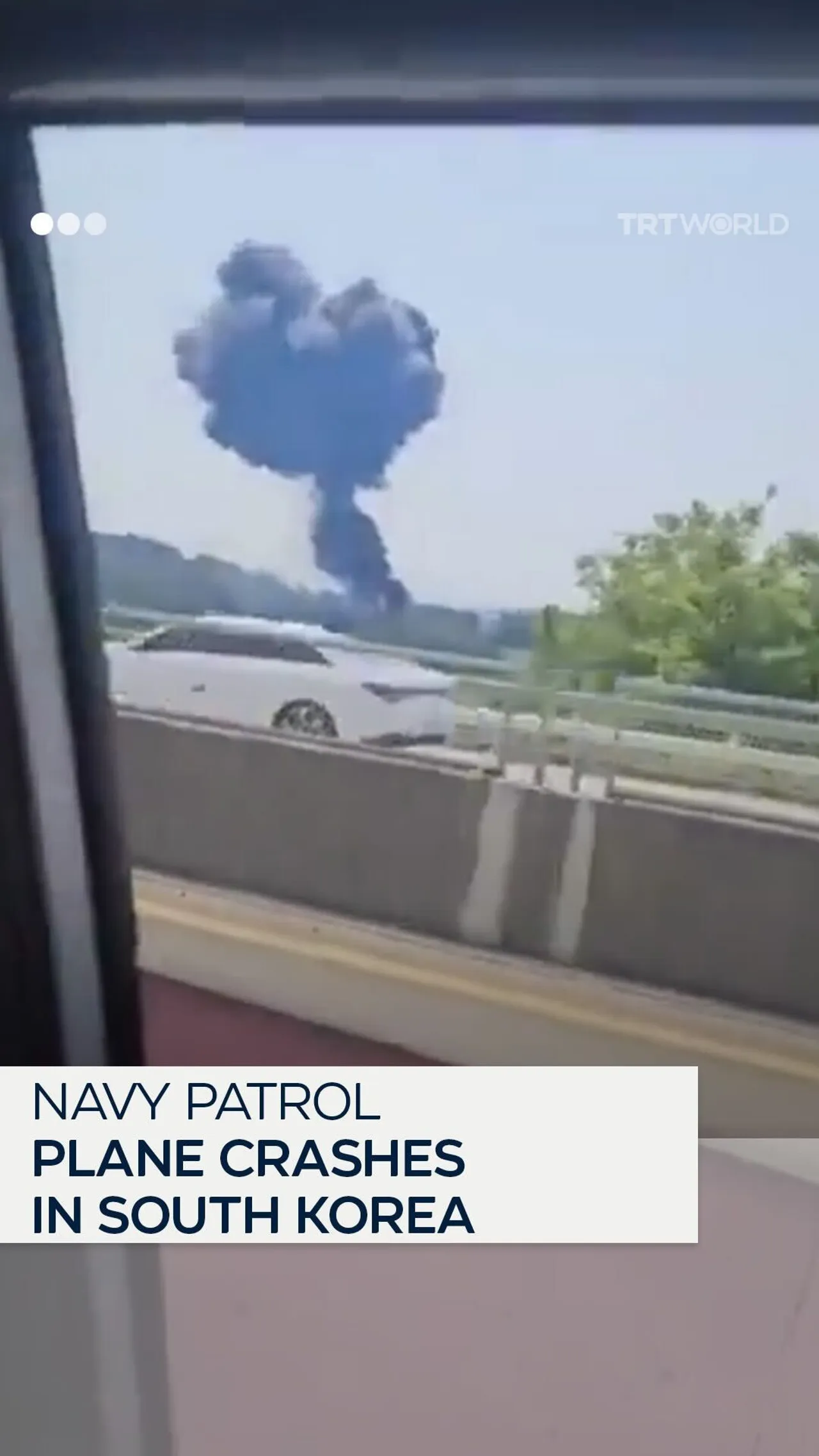 South Korean navy patrol plane goes down during training