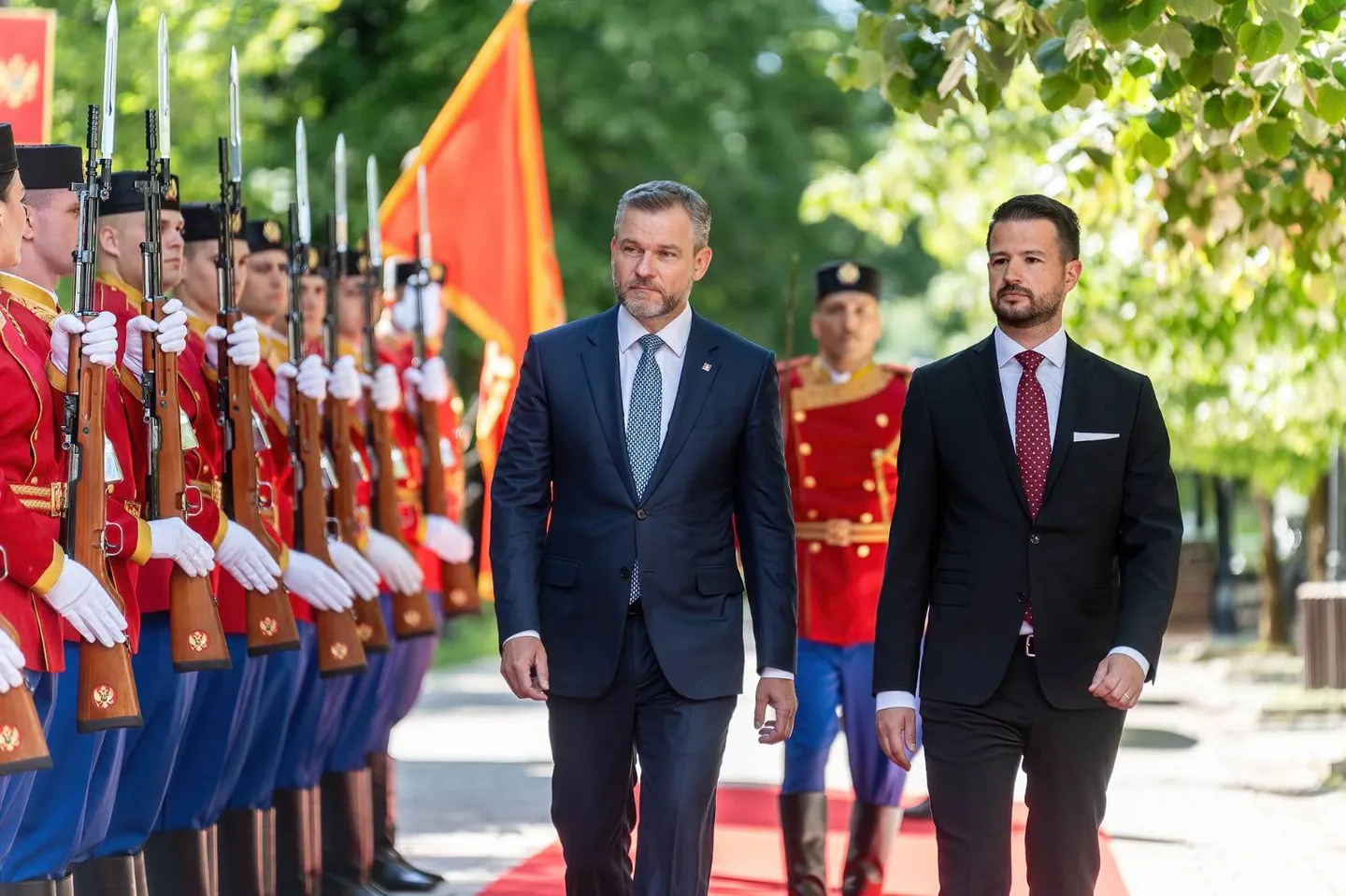 Milatović se na Cetinju sastao s predsjednikom Slovačke Pelegrinijem