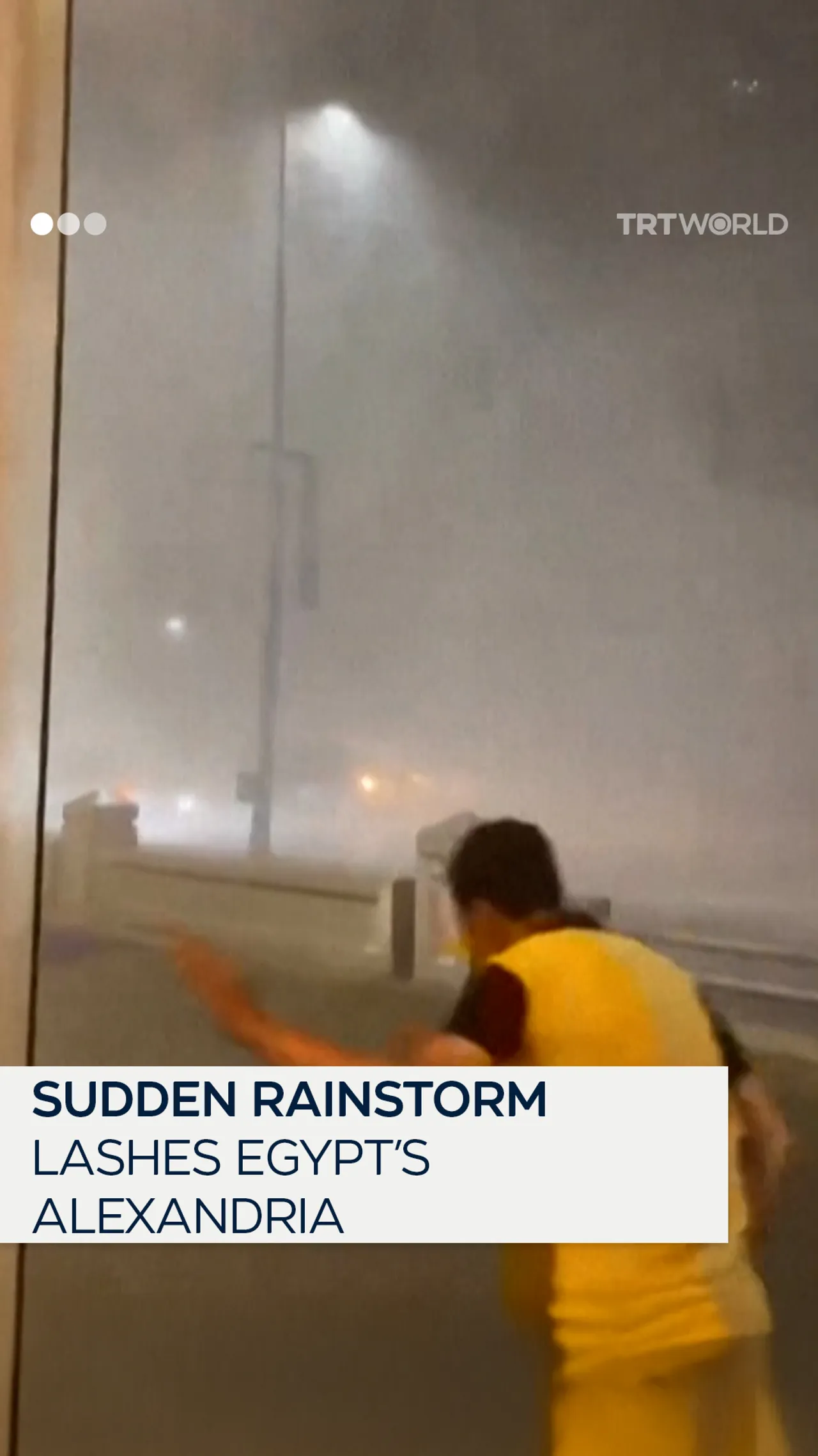 Heavy storm hits Egypt’s coastal city of Alexandria