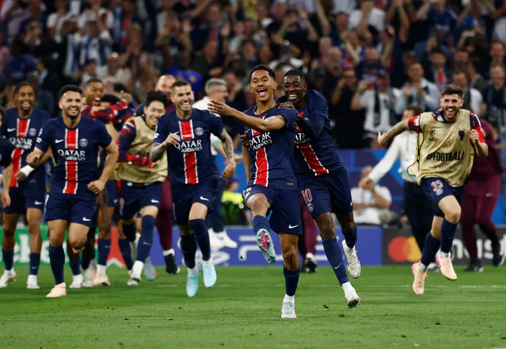 PSG crush Inter 5-0 to win 1st UEFA Champions League