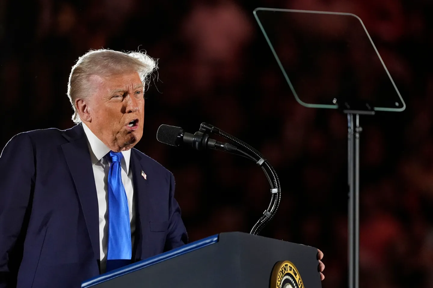 Trump says he's unsure whether people in US entitled to due process guaranteed in Constitution