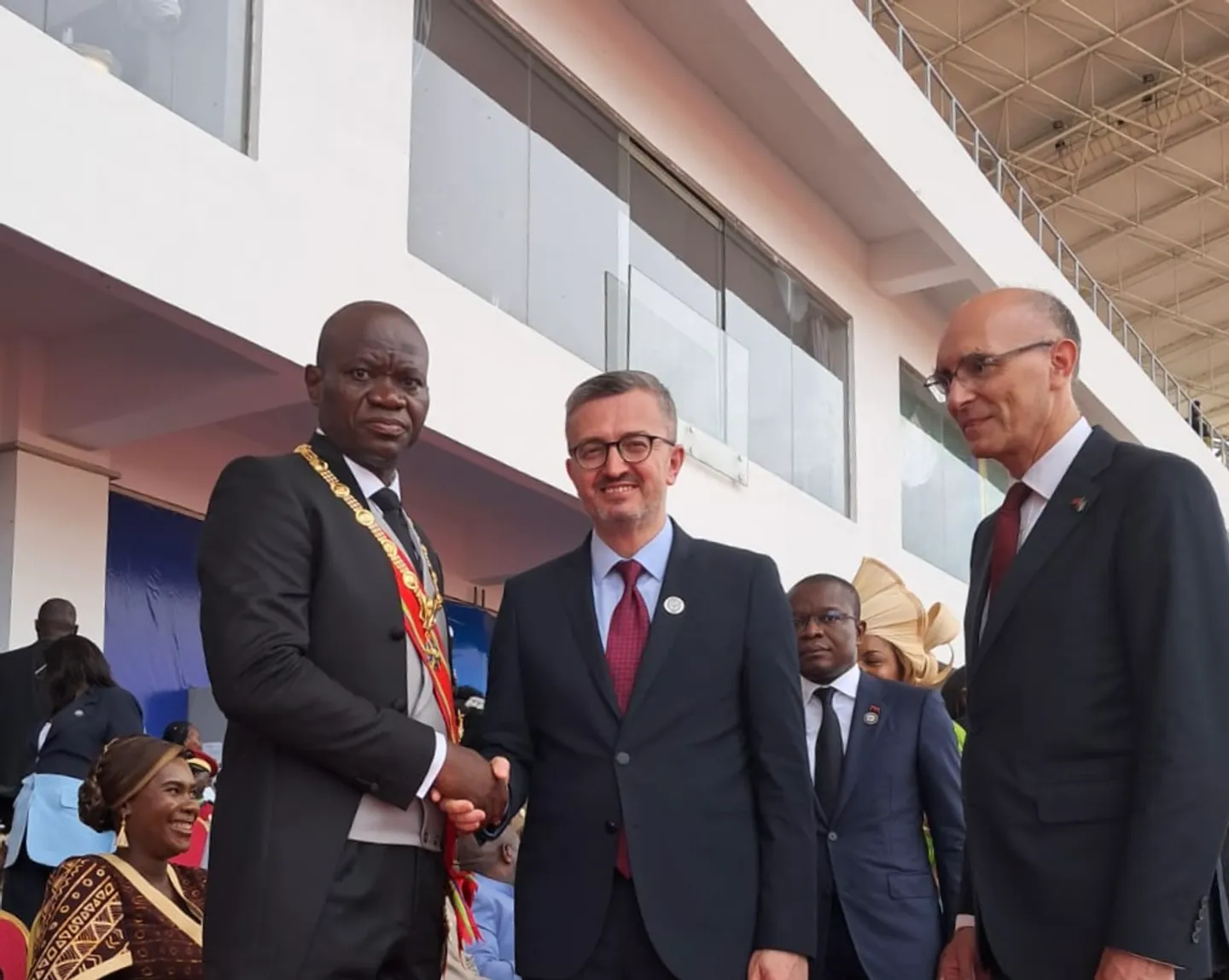 Turkish deputy minister participates in President Nguema's inauguration in Gabon