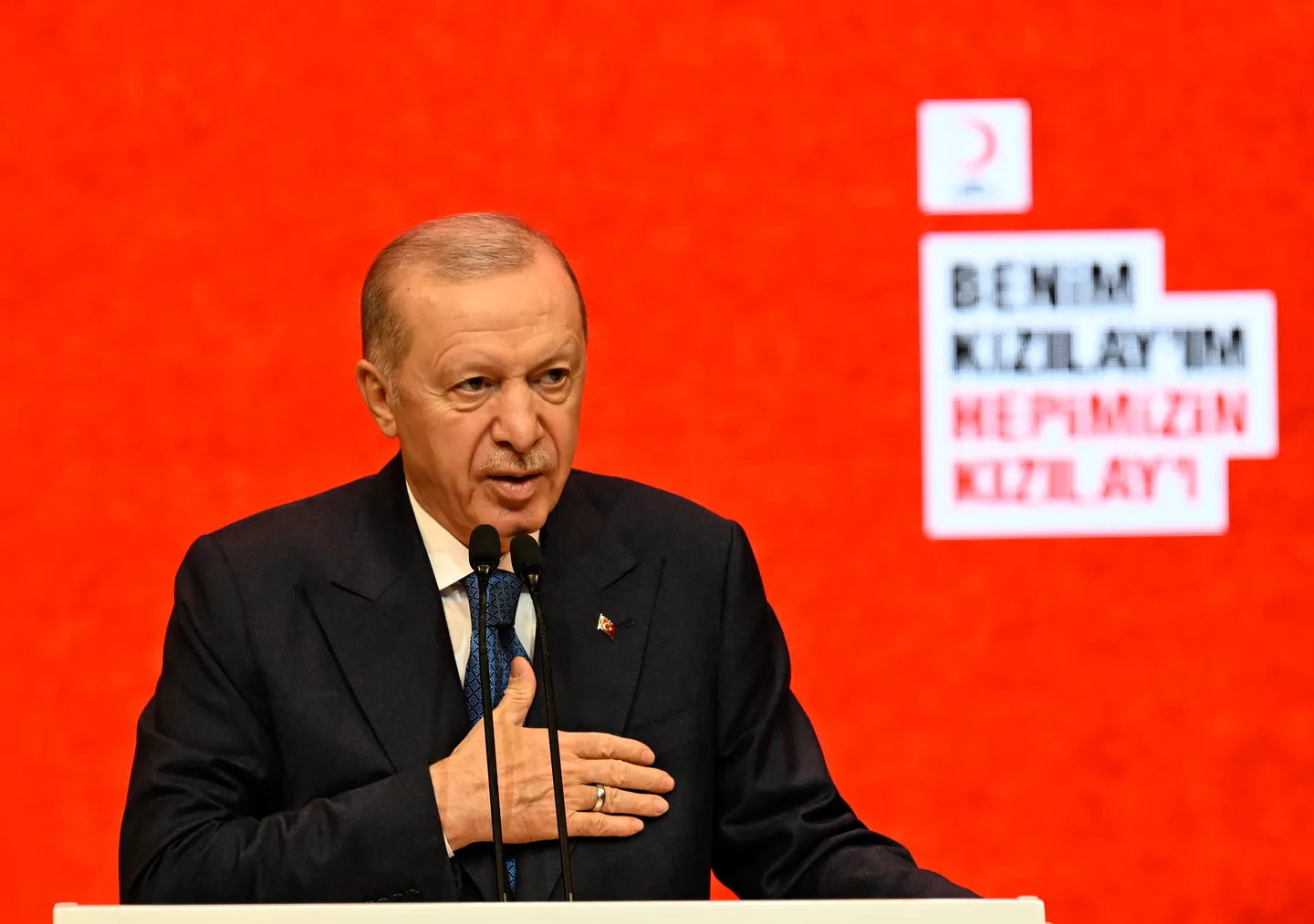 أردوغان: الهلال الأحمر التركي لم يترك إخواننا بغزة منذ بدء الحرب الوحشية