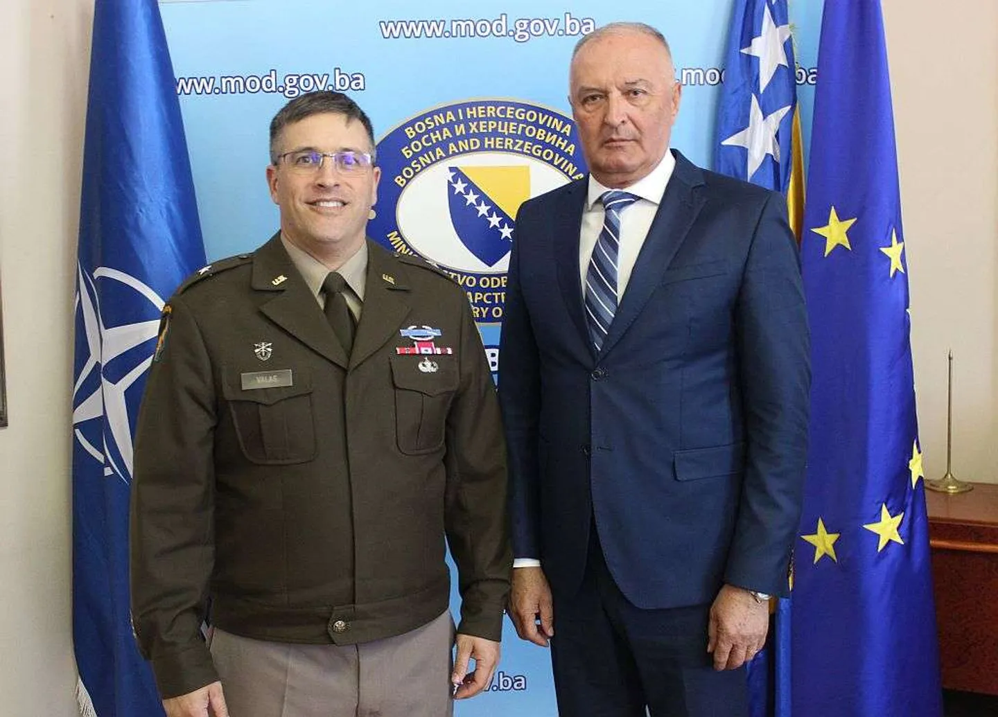 Helez sa komandantom NATO Štaba Sarajevo: MOBiH uskoro završava svoj dio Programa reformi 2025