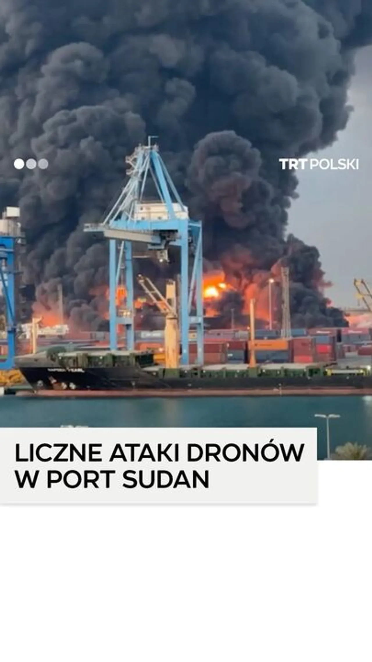 Liczne ataki dronów w Port Sudan
