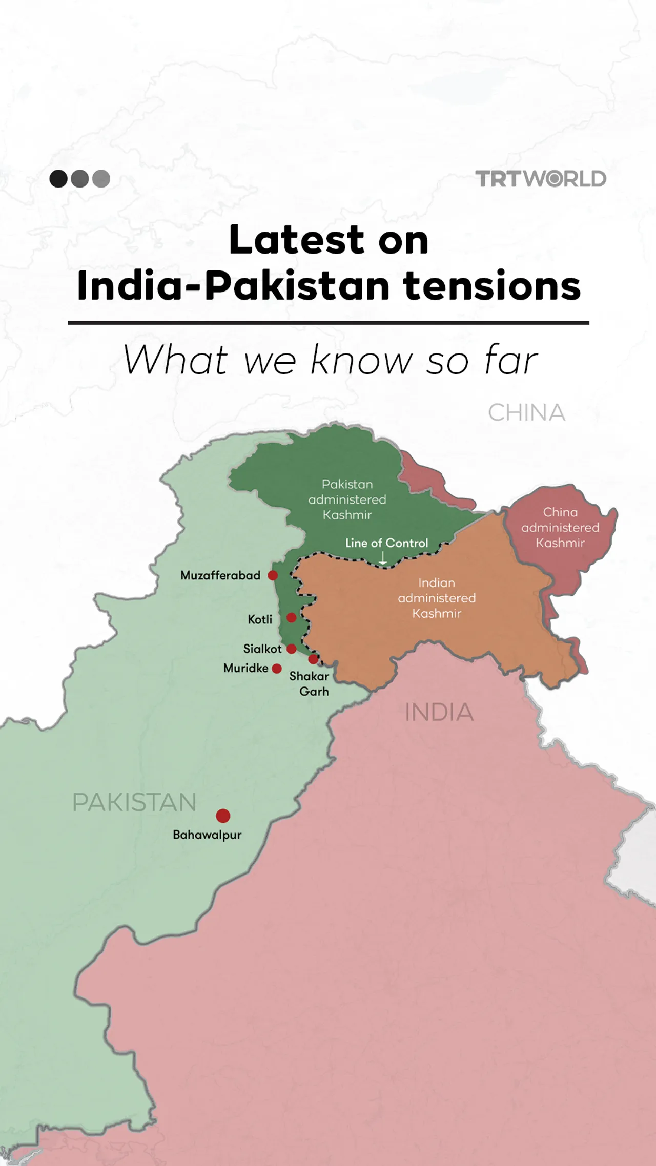 Latest on India-Pakistan tensions