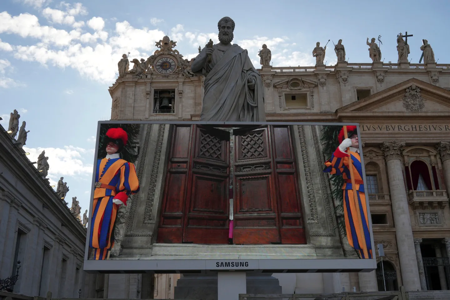 Cardinals in private gathering at Sistine Chapel as conclave begins to elect new pope