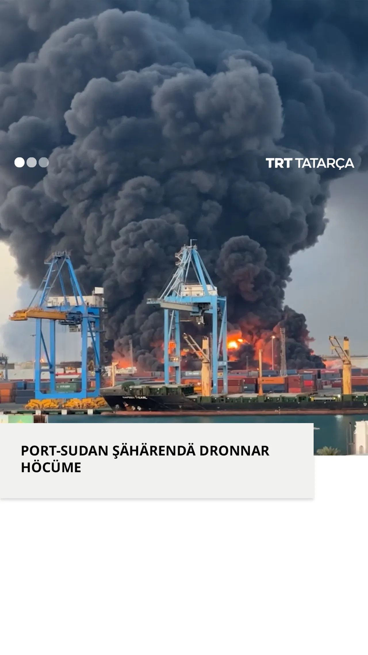 Port-Sudan şähärenä küp sanda dronnar höcüm itte