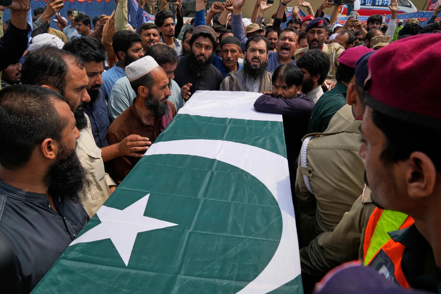 In pictures: Anger boils in Pakistan streets and diaspora after India kills 31 civilians
