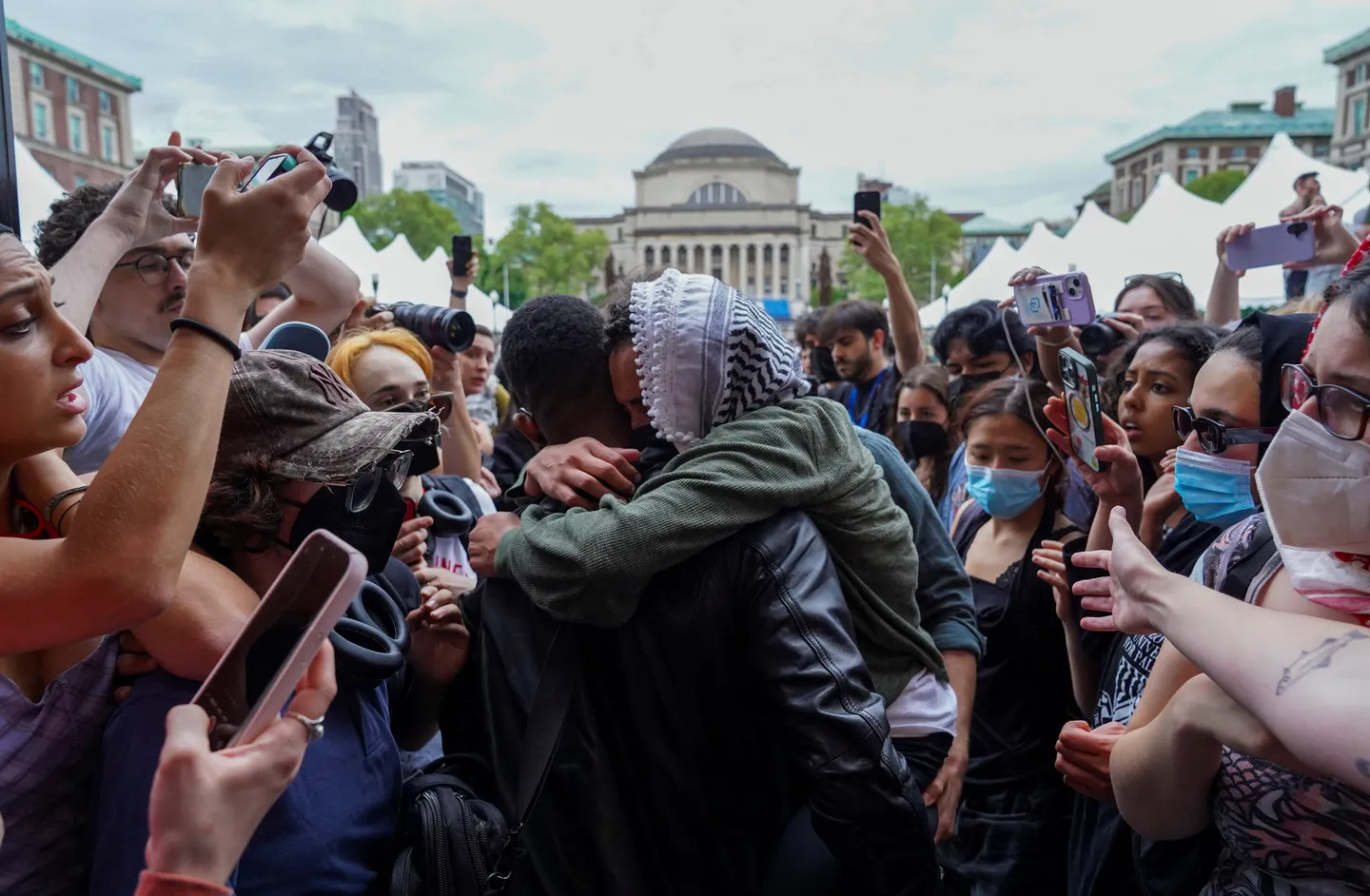 Erneut Proteste an Columbia-Uni gegen Gaza-Krieg