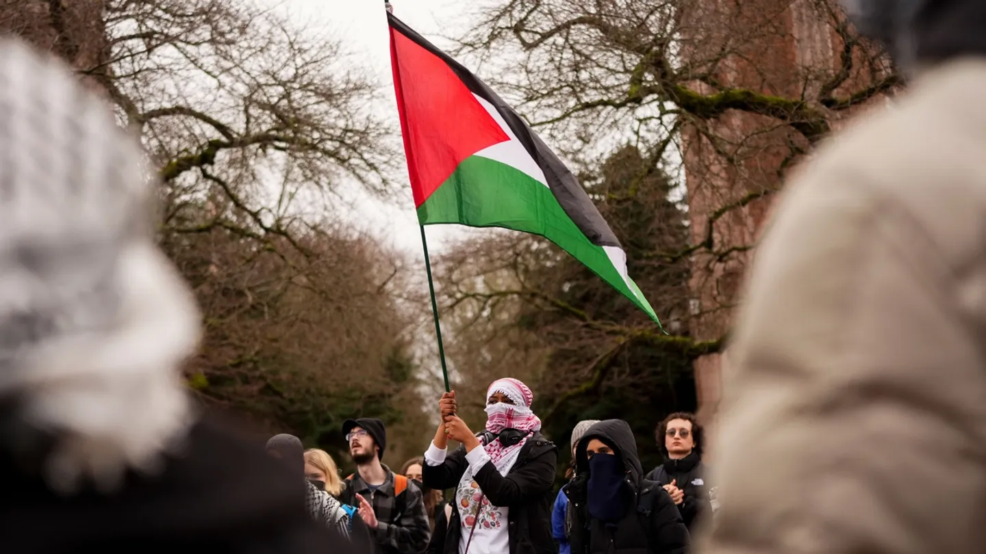 بازداشت ده‌ها دانشجوی حامی فلسطین در دانشگاه واشینگتن