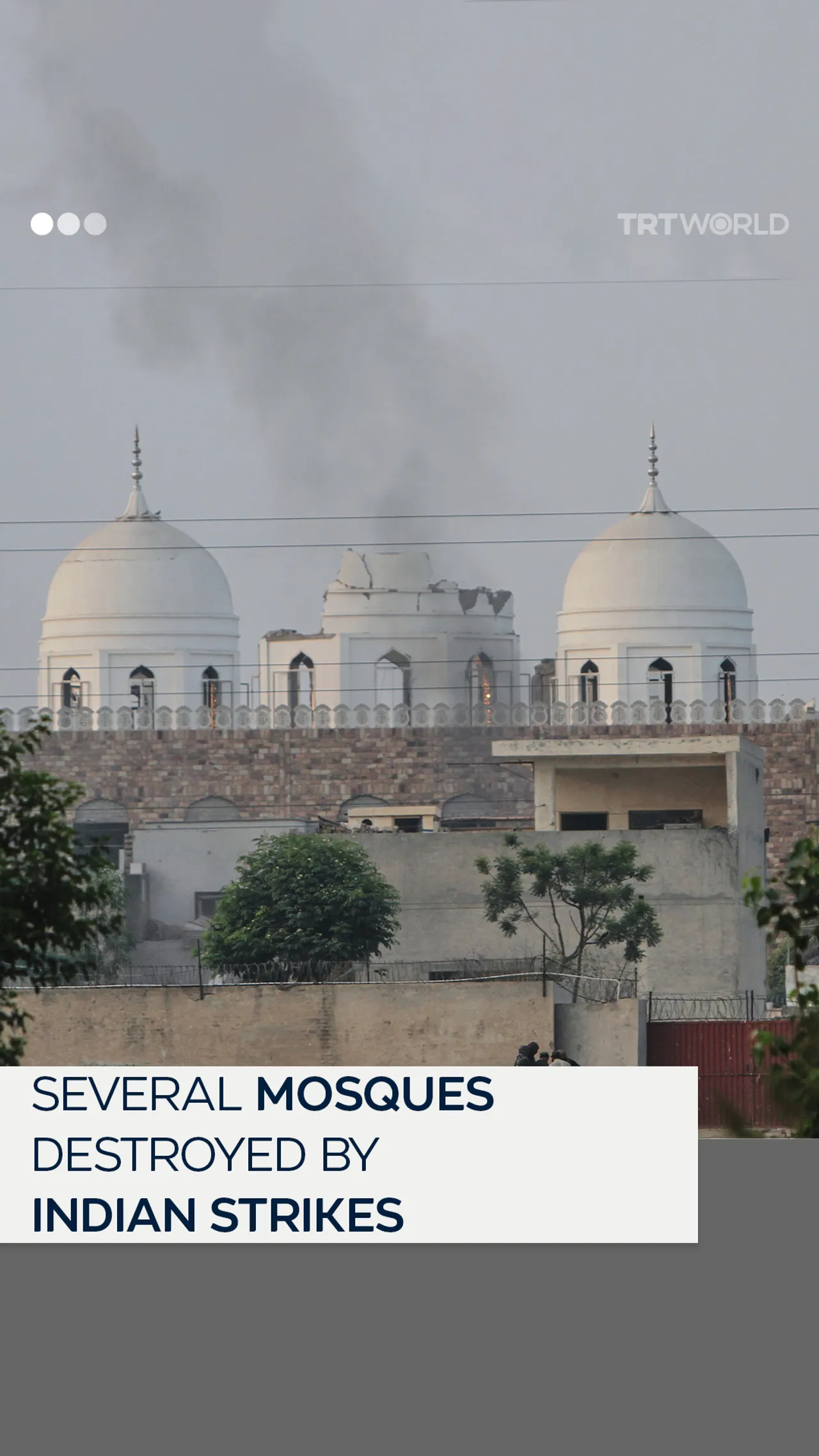 Several mosques damaged by Indian strikes