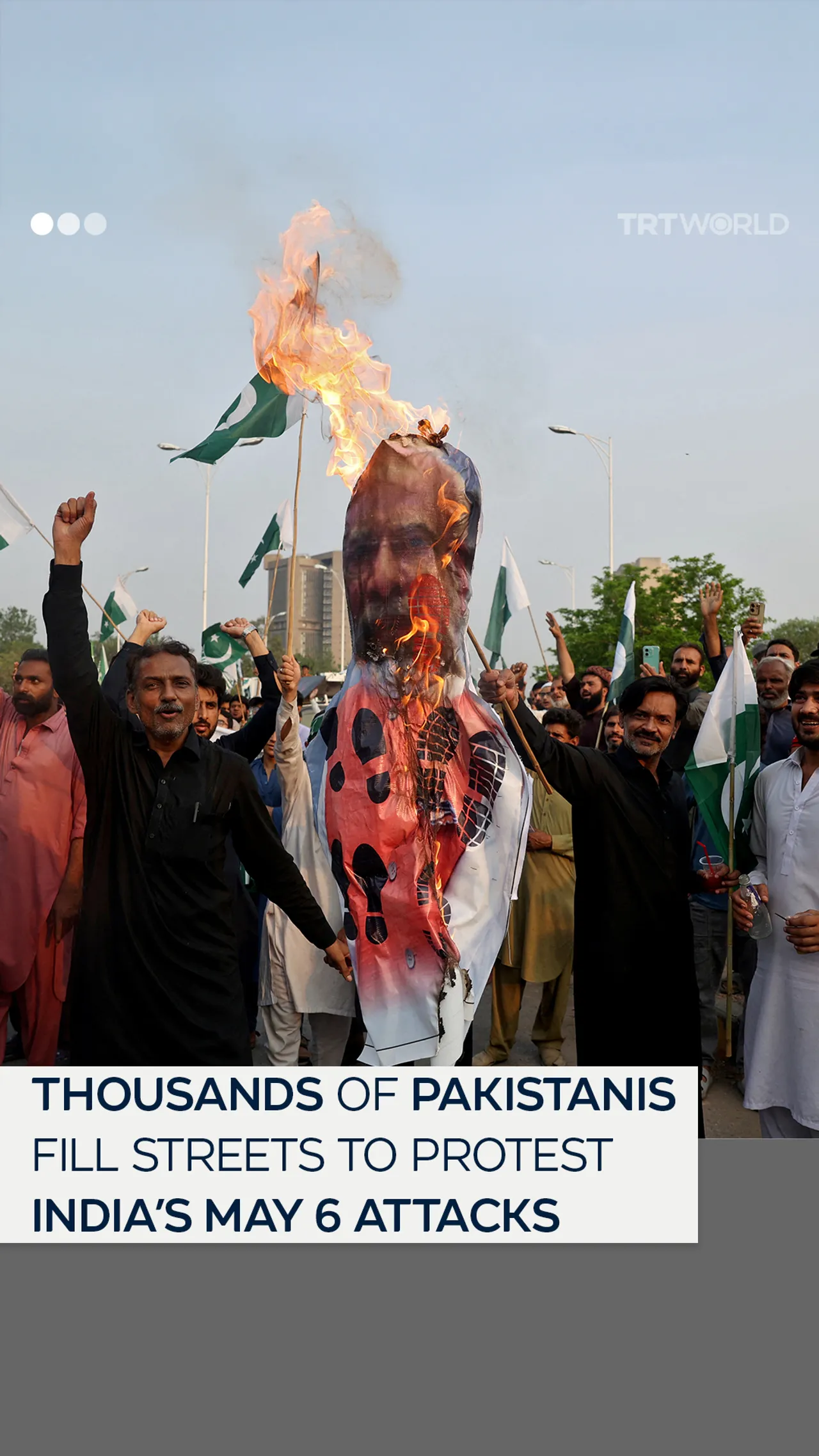 Thousands of Pakistanis fill streets to protest India’s May 6 attacks